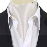 Exklusives Ascot-Halstuch für Herren - Ecru Krawatten für Hochzeit